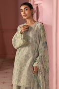 Cross Stitch | Premium Lawn 25 | SAGE GLEAM - Ladies Clothes 