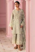 Cross Stitch | Premium Lawn 25 | SAGE GLEAM - Ladies Clothes 