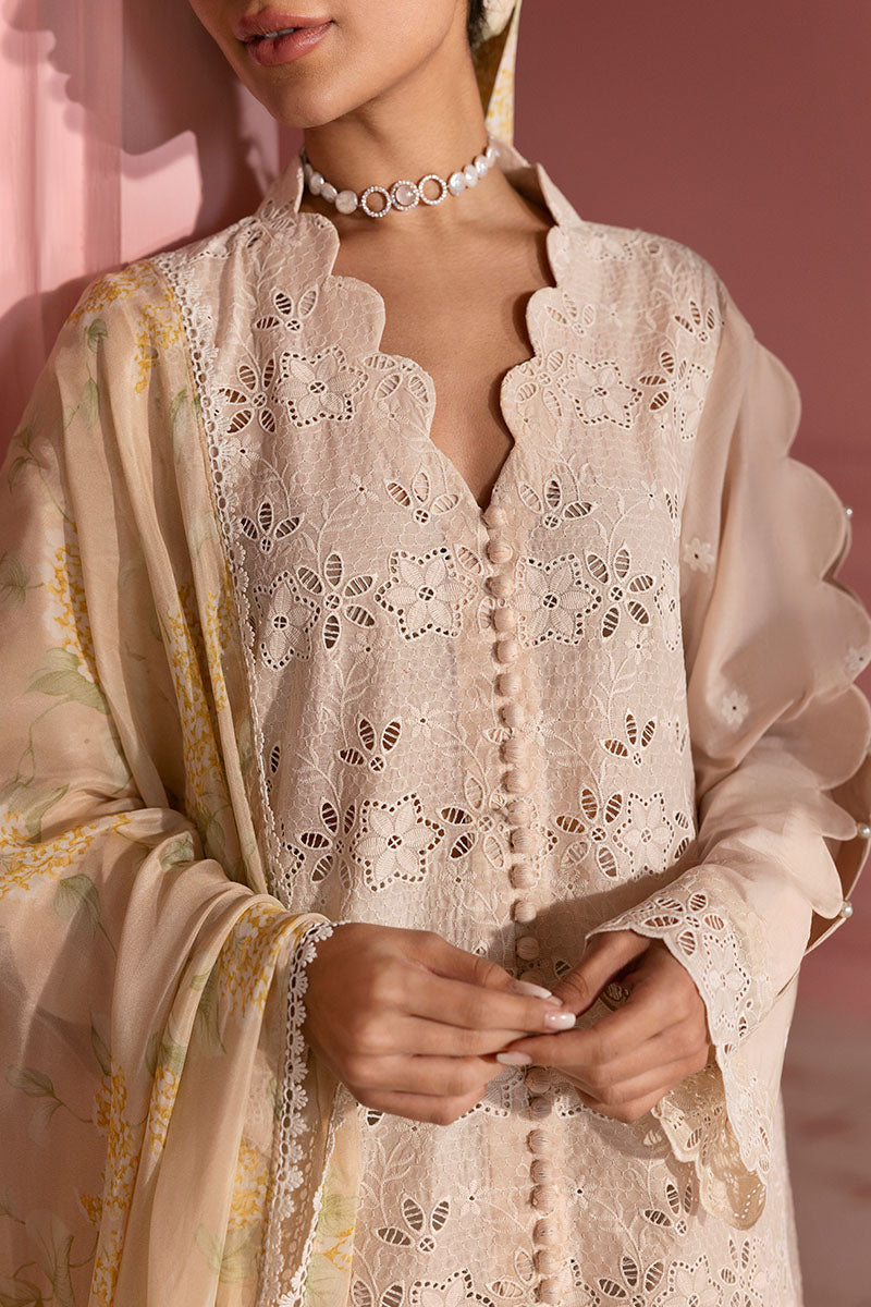 Cross Stitch | Premium Lawn 25 | PEACH PARFAIT - Ladies Clothes 