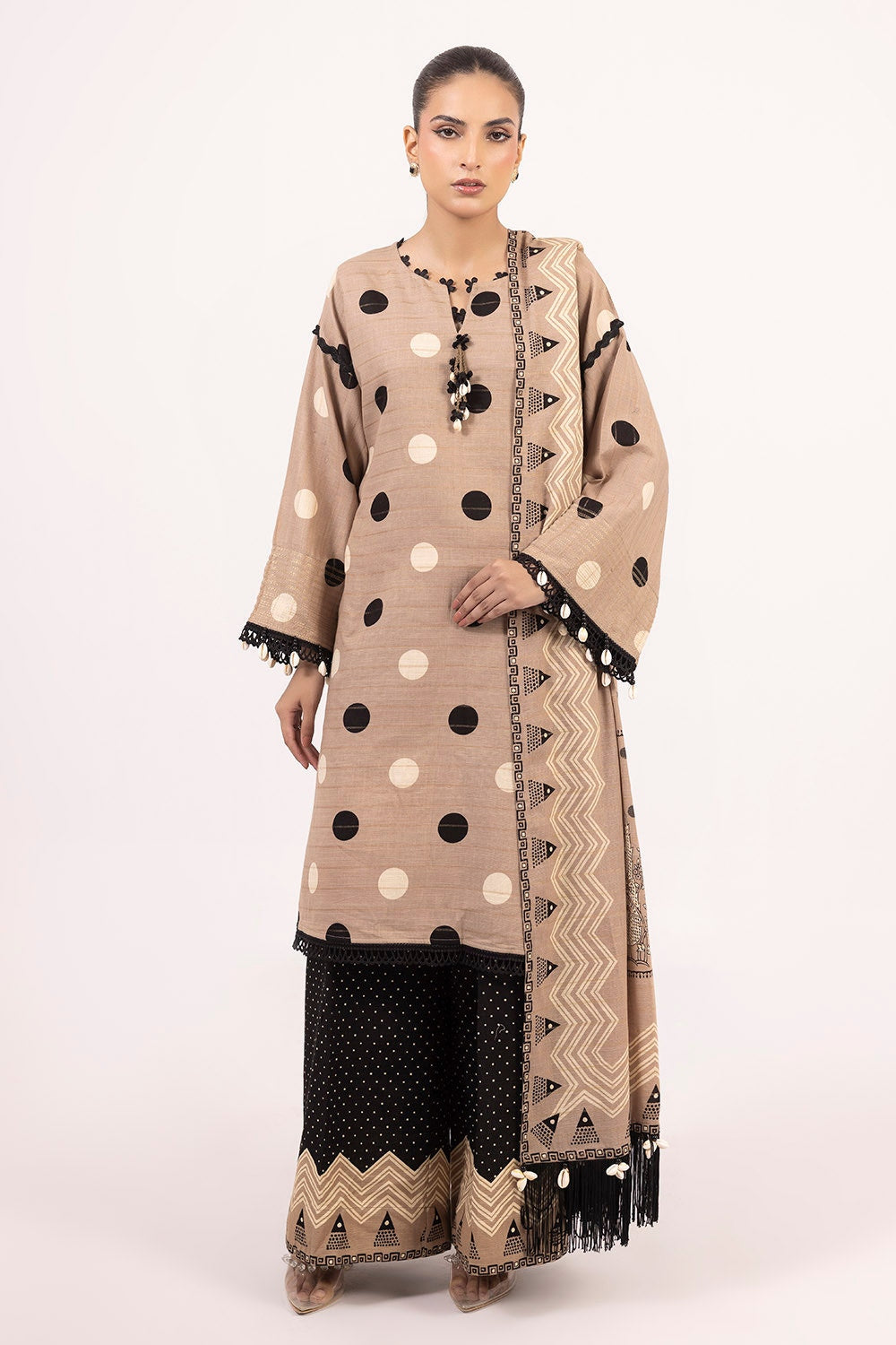 Gul Ahmed | Winter Collection 25 | K-52058 - Ladies Clothes - Maria Faisal