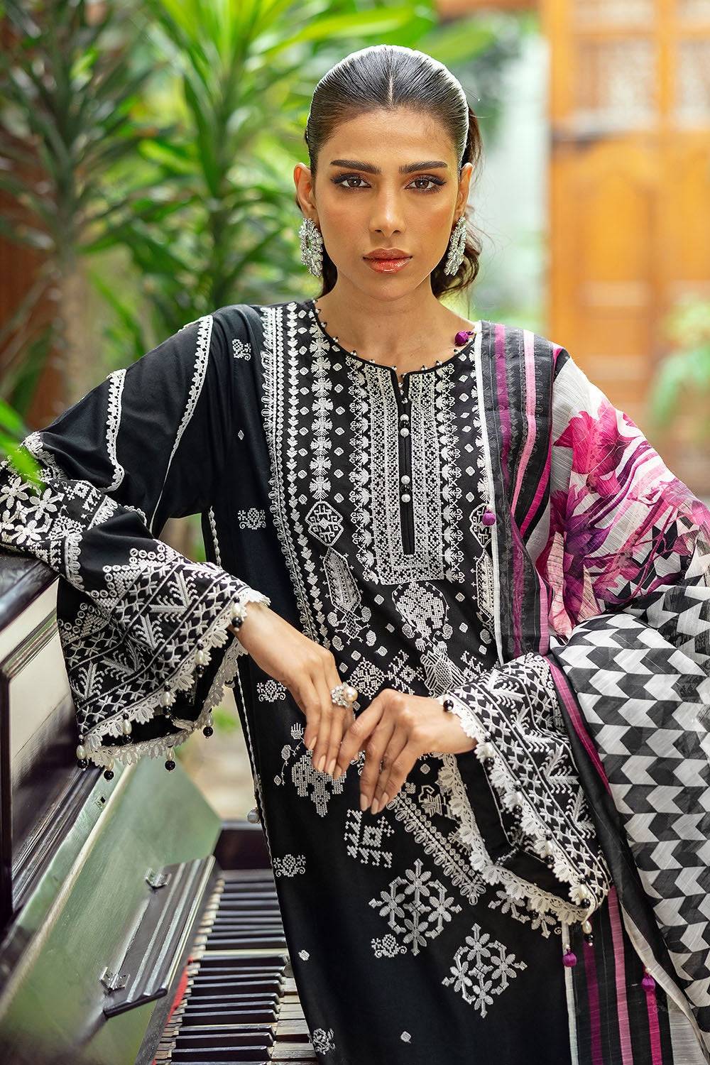 Gul Ahmed | Festive Capsule 25 | SP-52043 by Maria Faisal - Registered Vendor of : Gul Ahmed - type : Ladies Clothes - 100% original wedding dresses