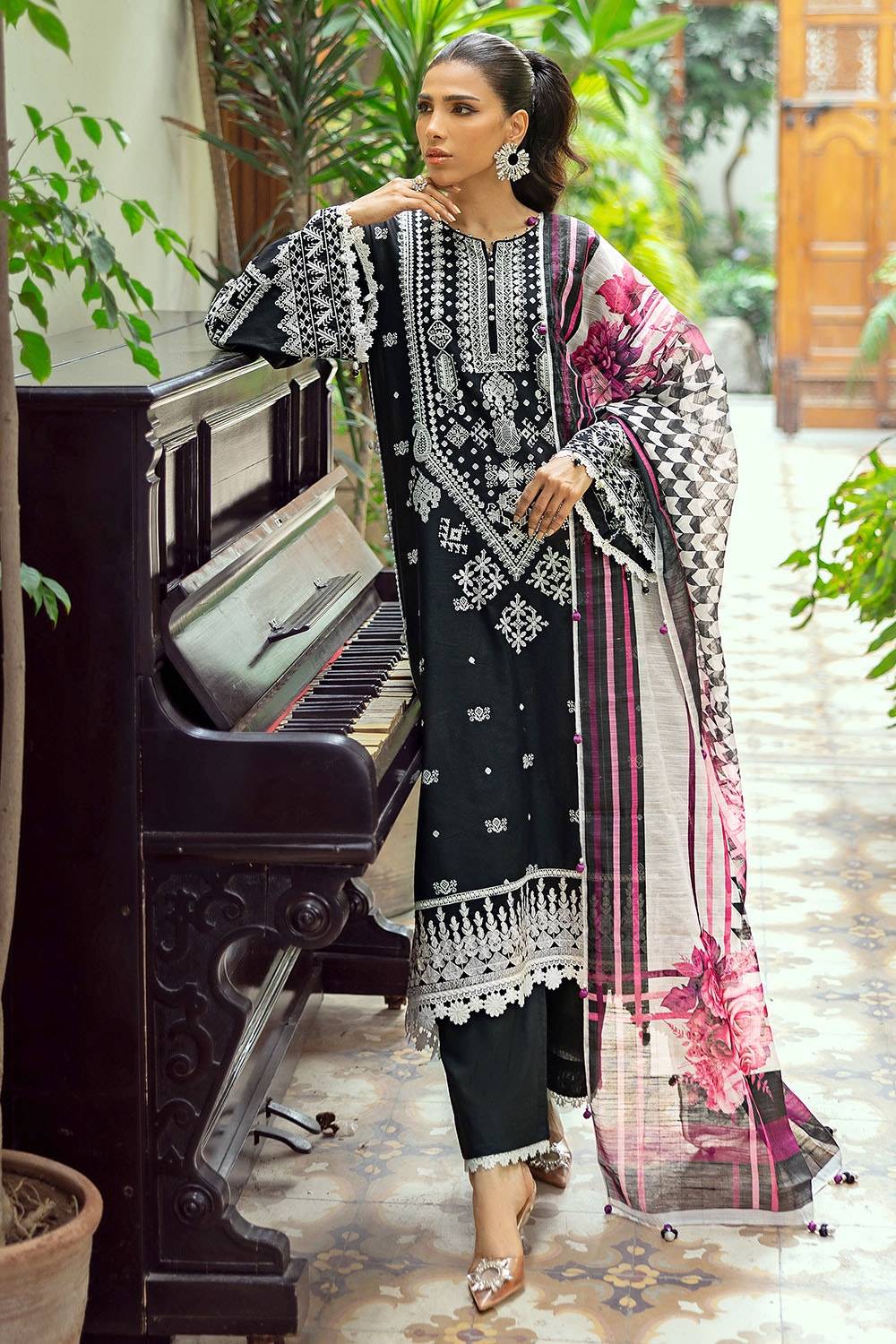 Gul Ahmed | Festive Capsule 25 | SP-52043 by Maria Faisal - Registered Vendor of : Gul Ahmed - type : Ladies Clothes - 100% original wedding dresses