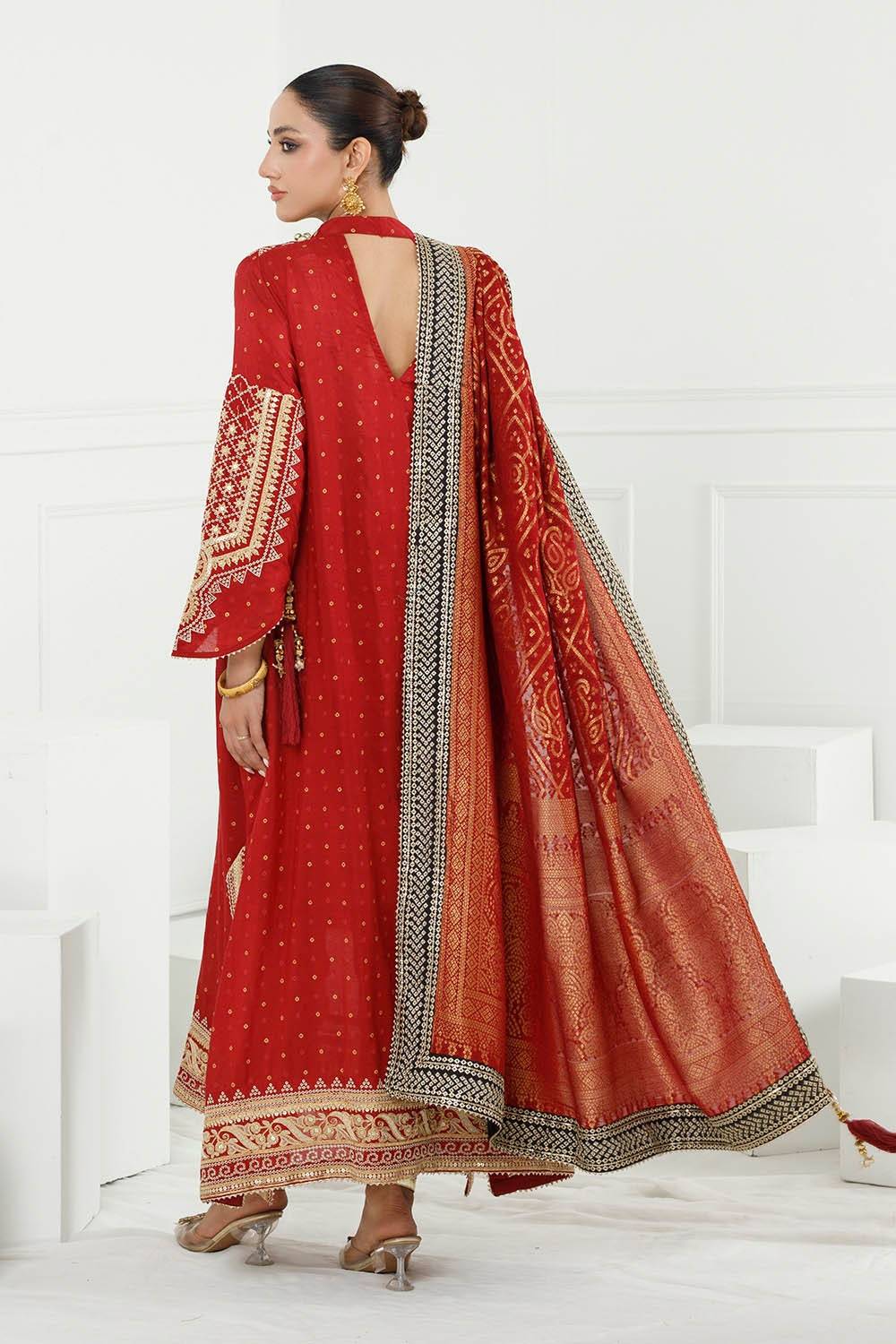 Gul Ahmed | Chunri Lawn 25 | PRW-42003 by Maria Faisal - Registered Vendor of : Gul Ahmed - type : Ladies Clothes - 100% original wedding dresses