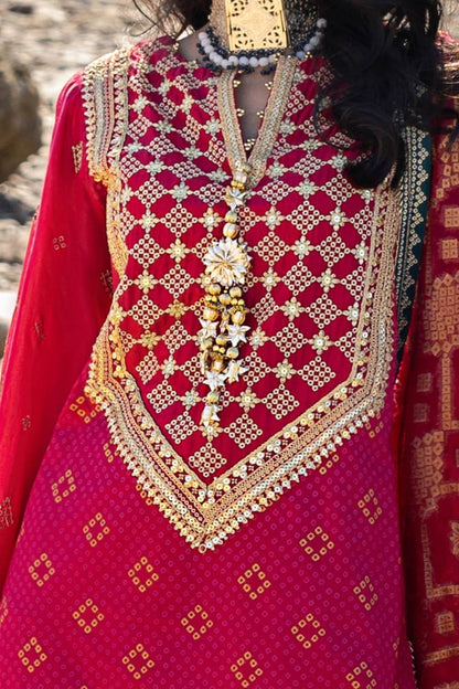 Gul Ahmed | Chunri Lawn 25 | PRW-42004 by Maria Faisal - Registered Vendor of : Gul Ahmed - type : Ladies Clothes - 100% original wedding dresses