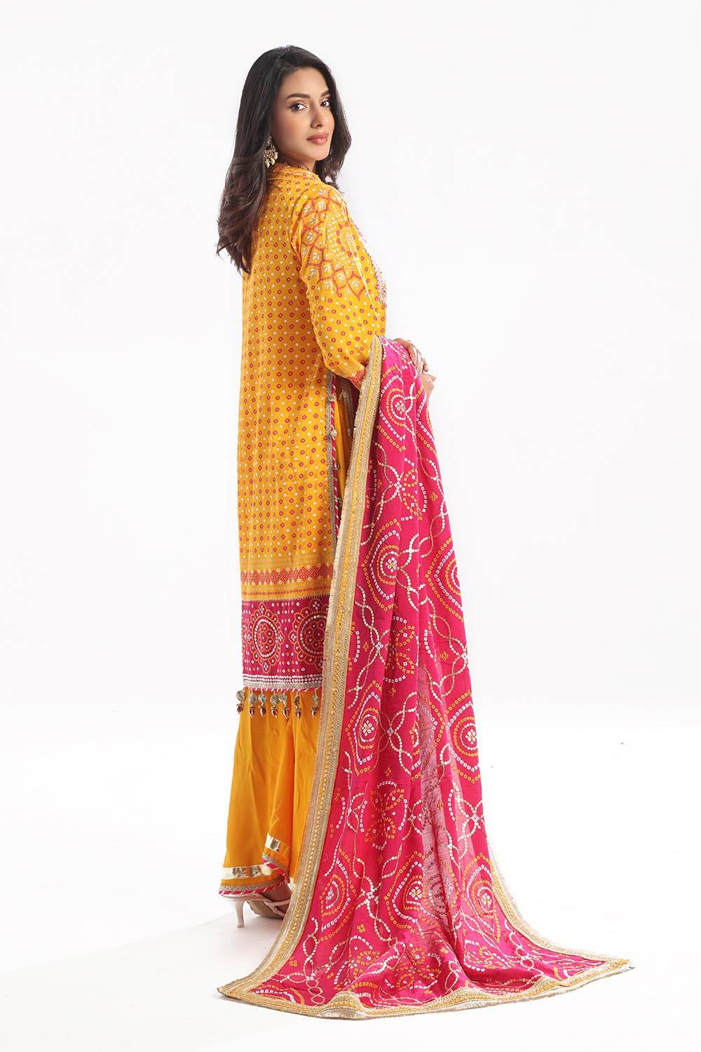 Gul Ahmed | Chunri Lawn 25 | PRW-42006 by Maria Faisal - Registered Vendor of : Gul Ahmed - type : Ladies Clothes - 100% original wedding dresses