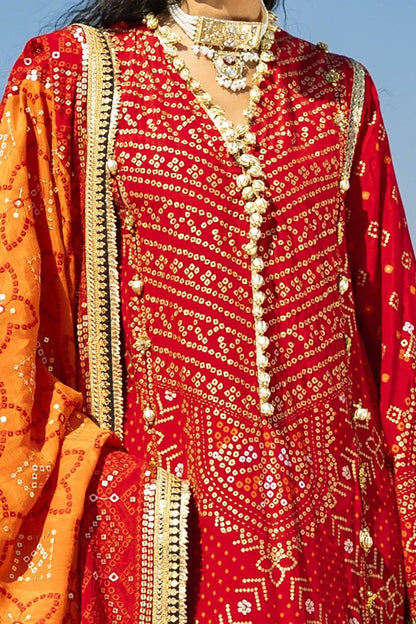 Gul Ahmed | Chunri Lawn 25 | PRW-42007 by Maria Faisal - Registered Vendor of : Gul Ahmed - type : Ladies Clothes - 100% original wedding dresses