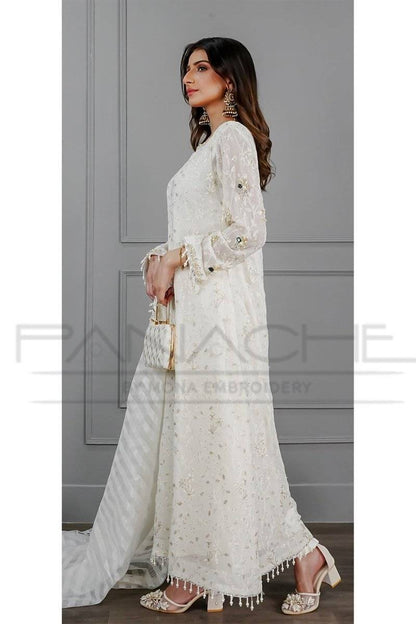 Panache | Pret | Pure Ivory Dreams by Maria Faisal - Registered Vendor of : Panache By Mona - type : Ladies Clothes - 100% original wedding dresses