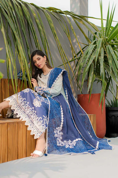 Qalamkar | Q Line Lawn Collection | JK-07 ELZA - Ladies Clothes - Maria Faisal