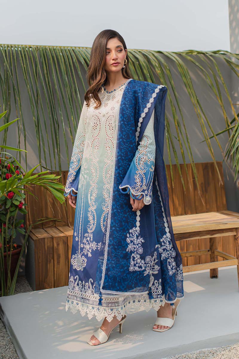 Qalamkar | Q Line Lawn Collection | JK-07 ELZA - Ladies Clothes - Maria Faisal