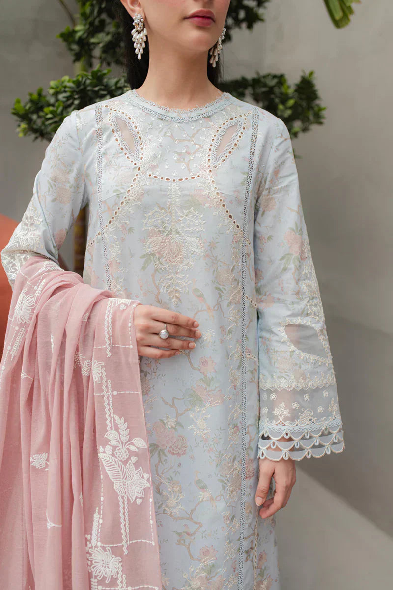 Qalamkar | Q Line Lawn Collection | JK-06 OCTAVIA - Ladies Clothes - Maria Faisal