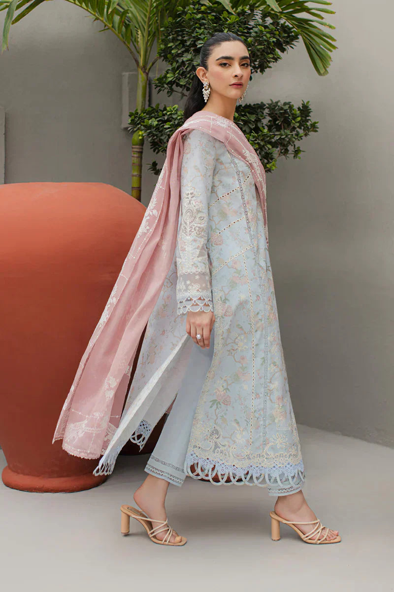 Qalamkar | Q Line Lawn Collection | JK-06 OCTAVIA - Ladies Clothes - Maria Faisal