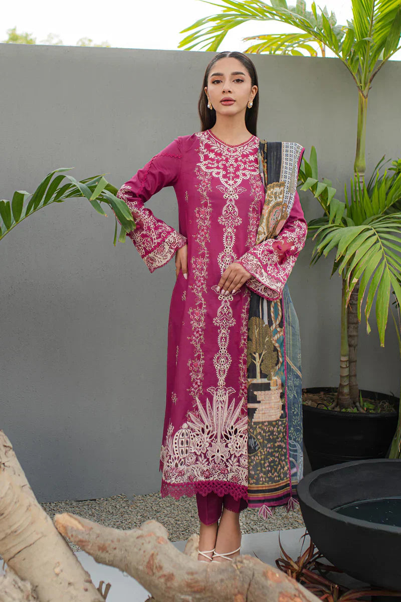 Qalamkar | Q Line Lawn Collection | JK-16 SERAPHINA