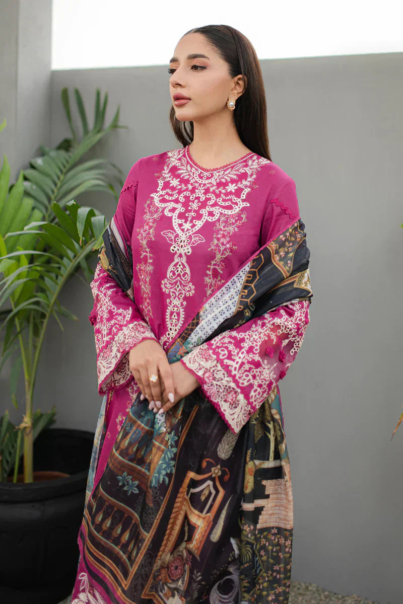 Qalamkar | Q Line Lawn Collection | JK-16 SERAPHINA - Ladies Clothes - Maria Faisal
