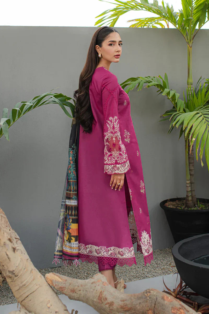 Qalamkar | Q Line Lawn Collection | JK-16 SERAPHINA