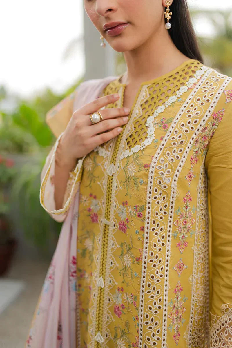Qalamkar | Q Line Lawn Collection | JK-15 MIEL - Ladies Clothes - Maria Faisal