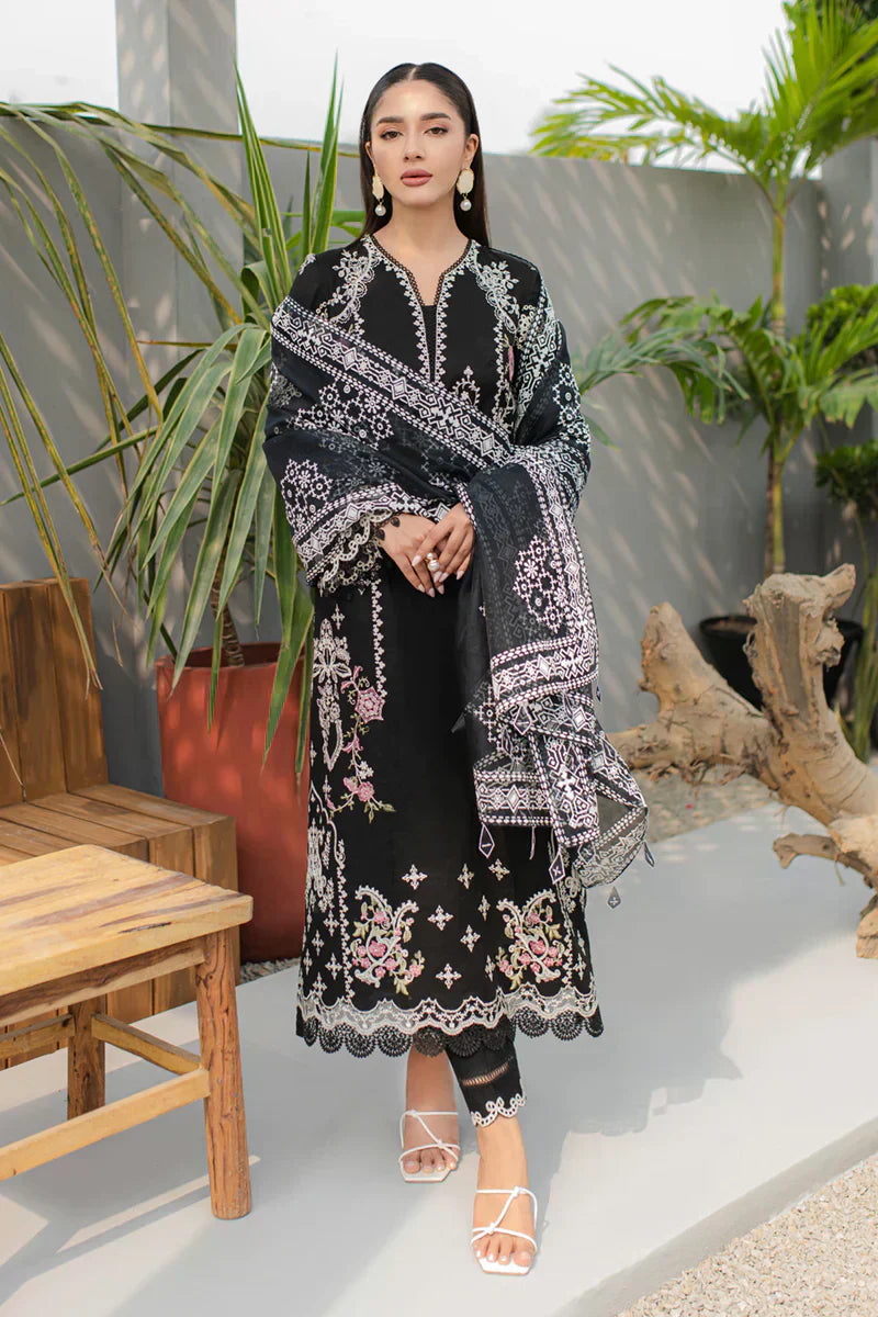 Qalamkar | Q Line Lawn Collection | JK-09 EVADNE - Ladies Clothes - Maria Faisal