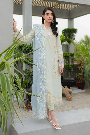 Qalamkar | Q Line Lawn Collection | JK-04 ASTER