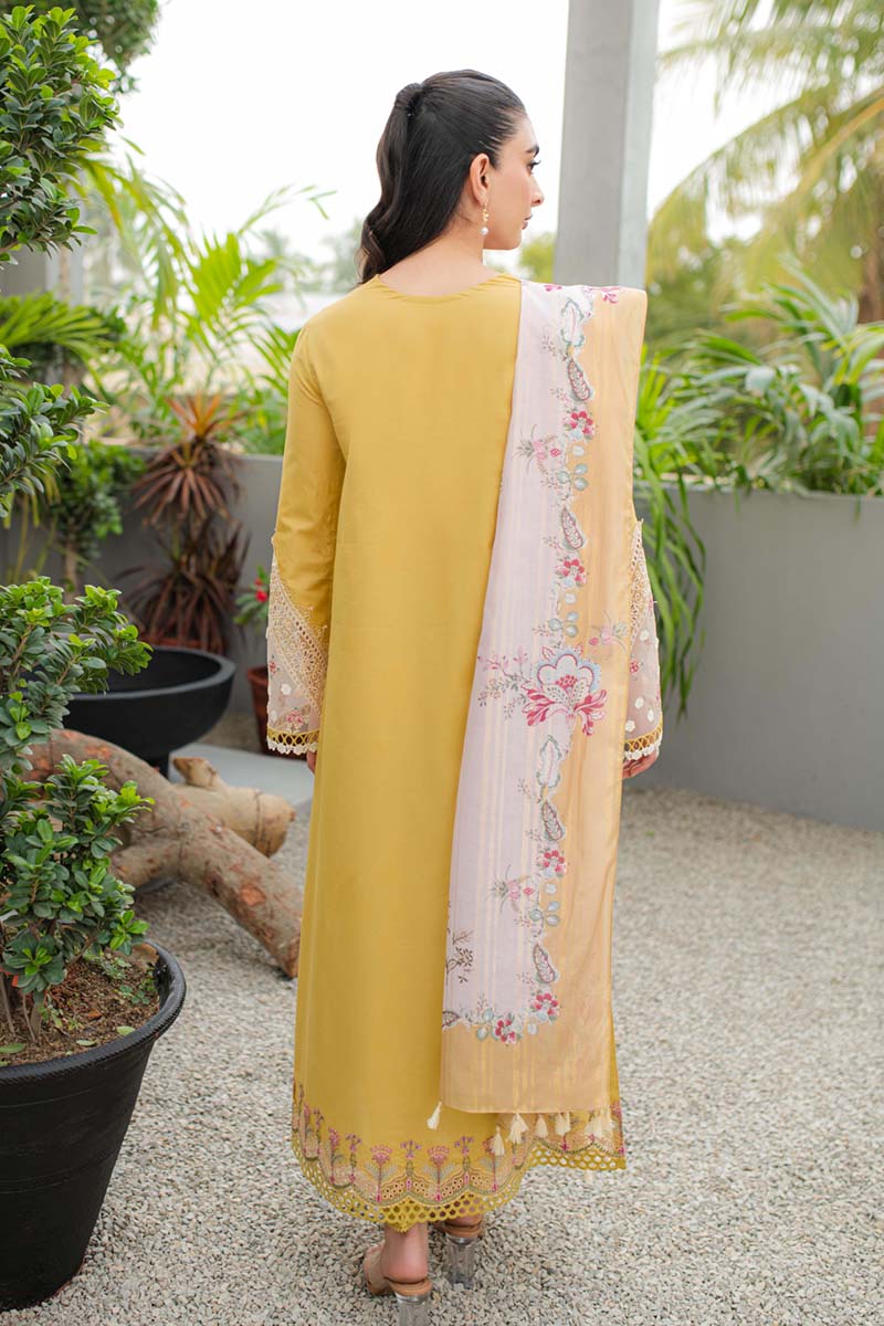 Qalamkar | Q Line Lawn Collection | JK-15 MIEL - Ladies Clothes - Maria Faisal