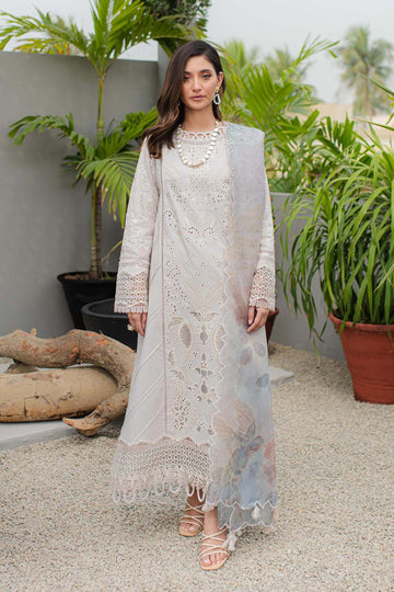 Qalamkar | Q Line Lawn Collection | JK-08 AURELIA