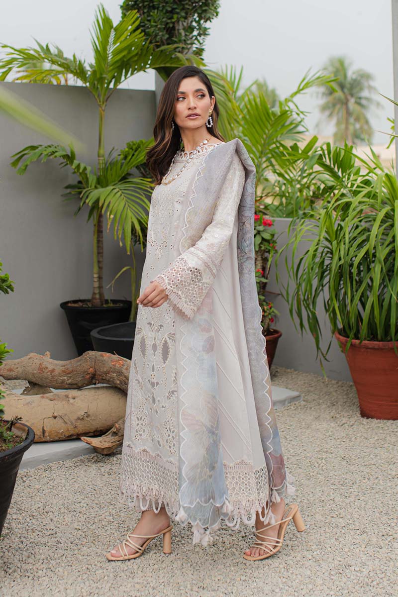 Qalamkar | Q Line Lawn Collection | JK-08 AURELIA - Ladies Clothes - Maria Faisal