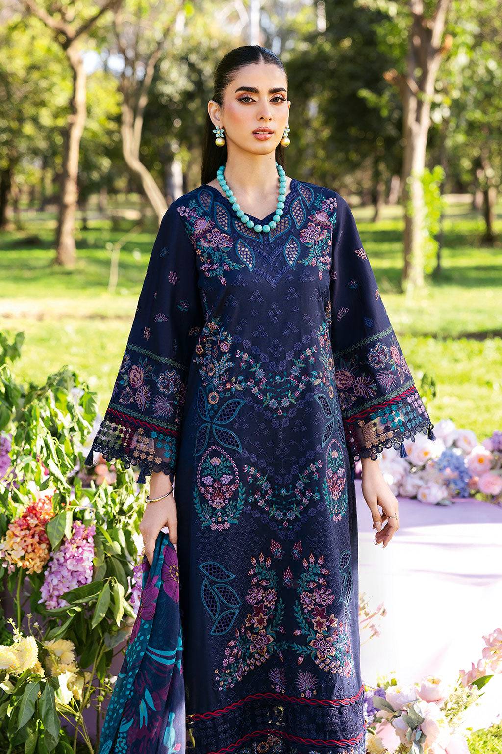 Ramsha | Riwayat Lawn Collection | Y-1307 by Maria Faisal - Registered Vendor of : Ramsha - type : Ladies Clothes - 100% original wedding dresses