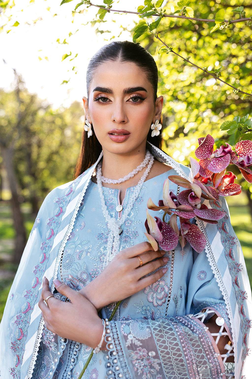 Ramsha | Riwayat Lawn Collection | Y-1306 by Maria Faisal - Registered Vendor of : Ramsha - type : Ladies Clothes - 100% original wedding dresses