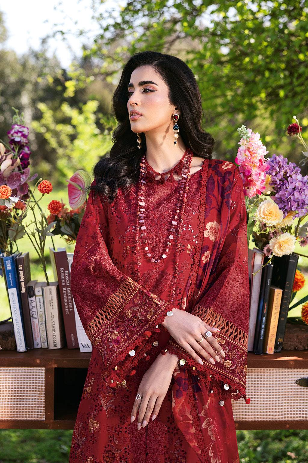 Ramsha | Riwayat Lawn Collection | Y-1309 by Maria Faisal - Registered Vendor of : Ramsha - type : Ladies Clothes - 100% original wedding dresses