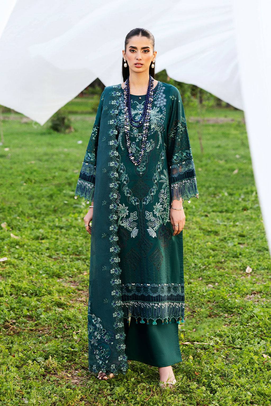 Ramsha | Riwayat Lawn Collection | Y-1304 by Maria Faisal - Registered Vendor of : Ramsha - type : Ladies Clothes - 100% original wedding dresses