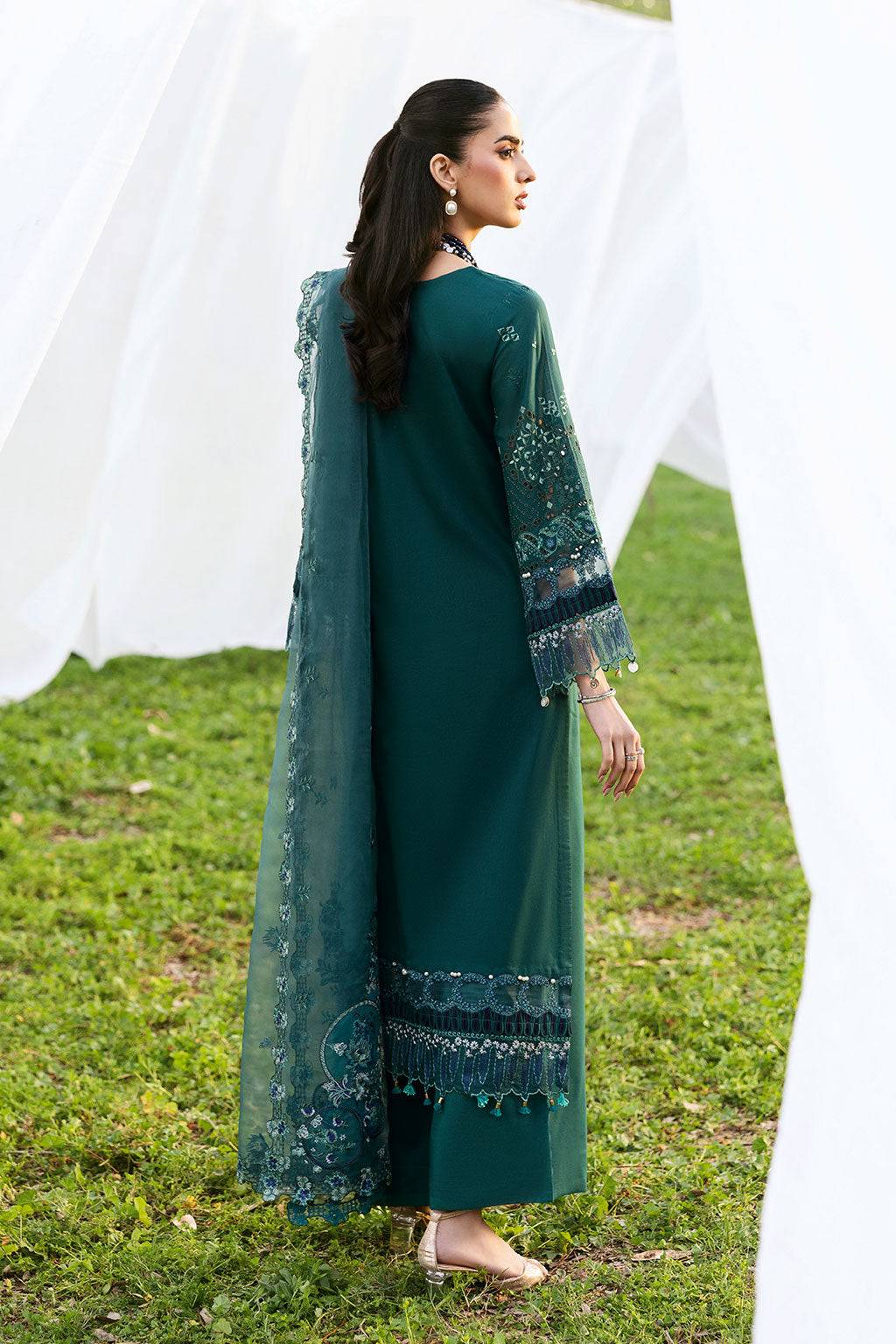 Ramsha | Riwayat Lawn Collection | Y-1304 by Maria Faisal - Registered Vendor of : Ramsha - type : Ladies Clothes - 100% original wedding dresses