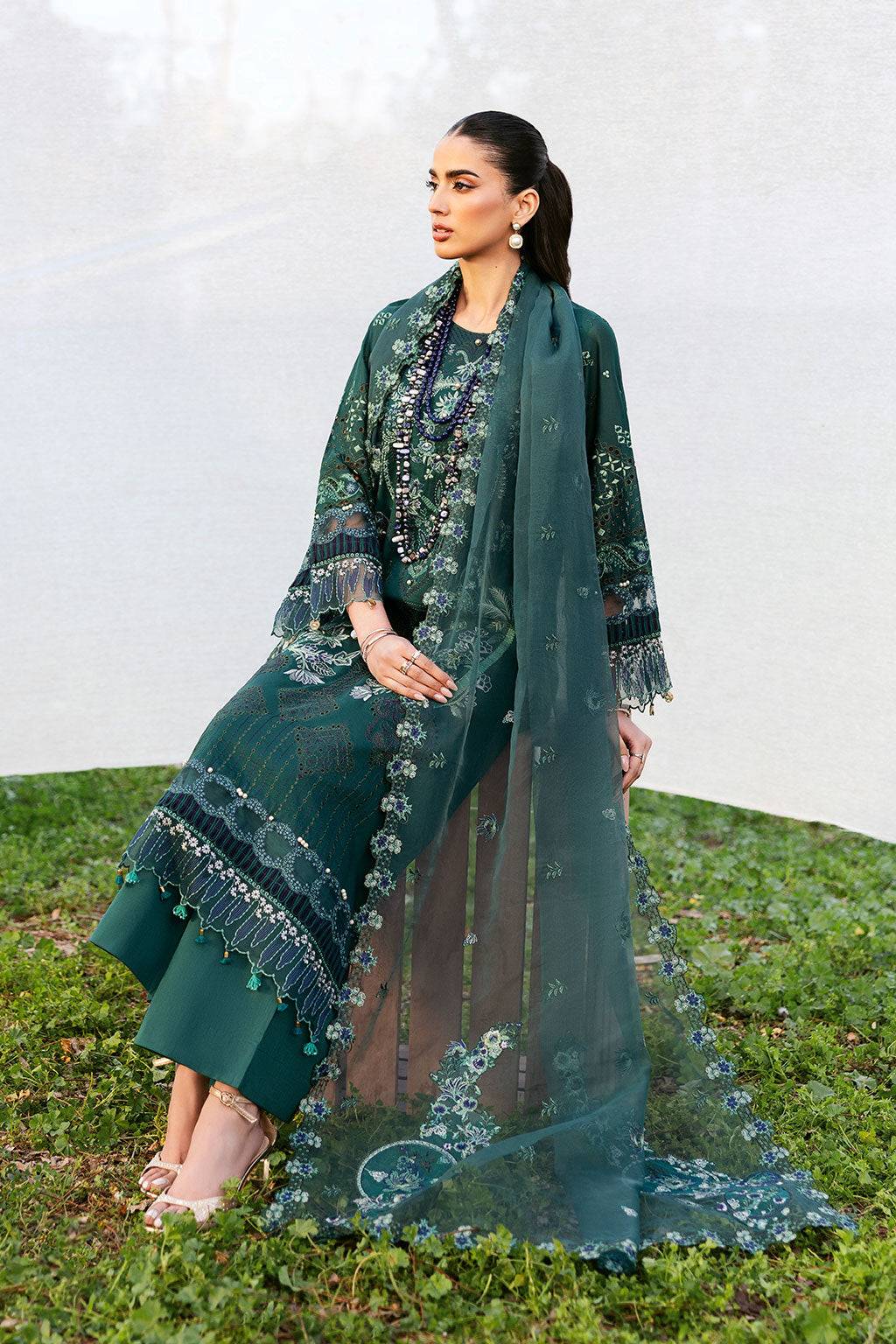 Ramsha | Riwayat Lawn Collection | Y-1304 by Maria Faisal - Registered Vendor of : Ramsha - type : Ladies Clothes - 100% original wedding dresses