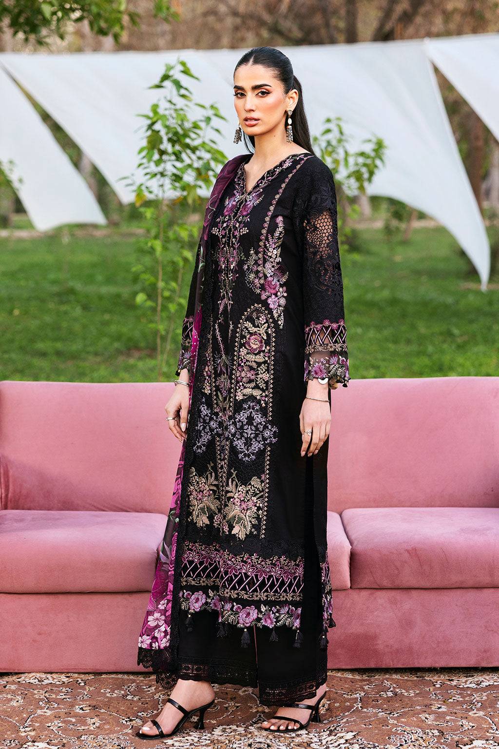 Ramsha | Riwayat Lawn Collection | Y-1302 by Maria Faisal - Registered Vendor of : Ramsha - type : Ladies Clothes - 100% original wedding dresses