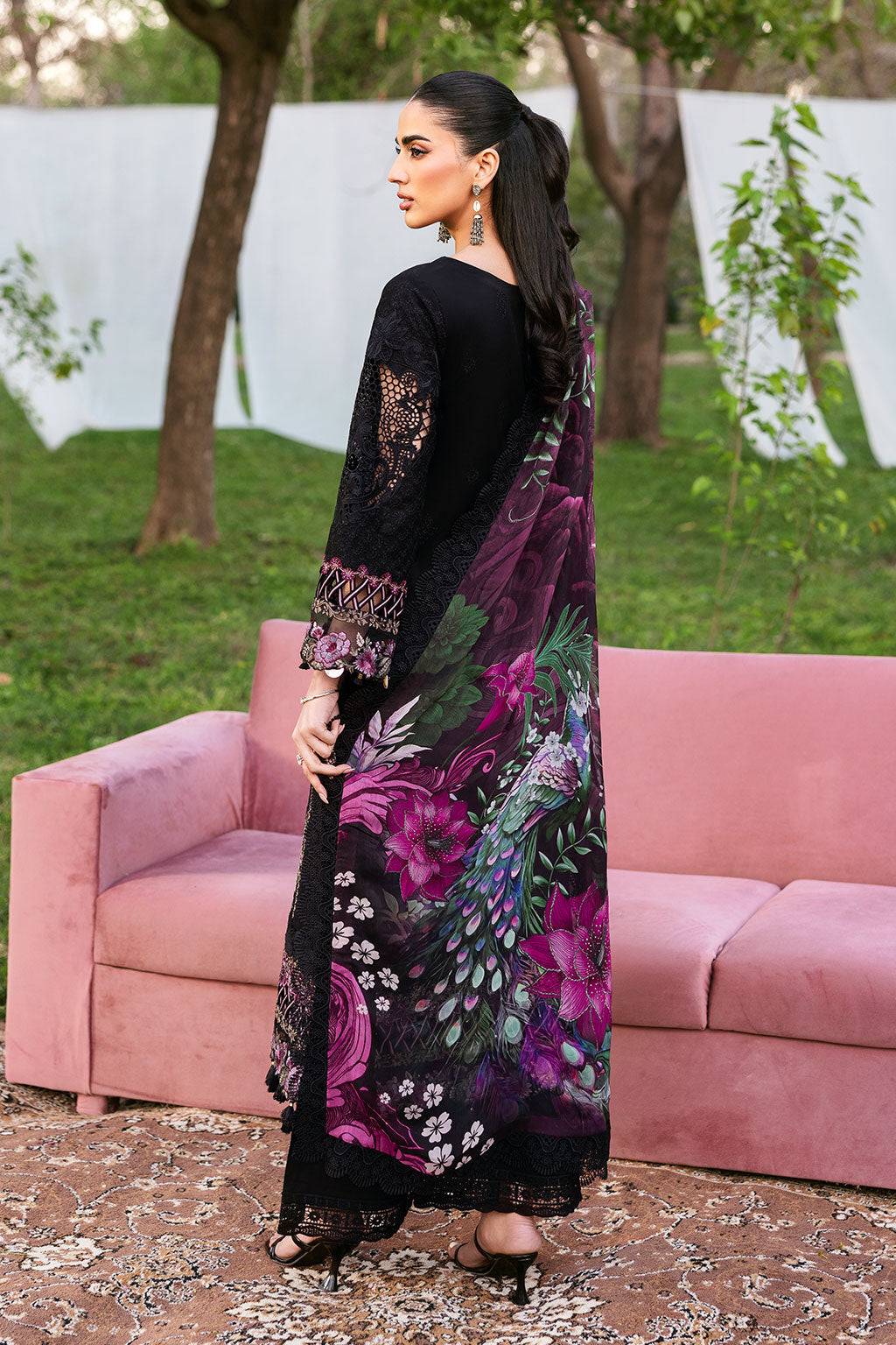 Ramsha | Riwayat Lawn Collection | Y-1302 by Maria Faisal - Registered Vendor of : Ramsha - type : Ladies Clothes - 100% original wedding dresses