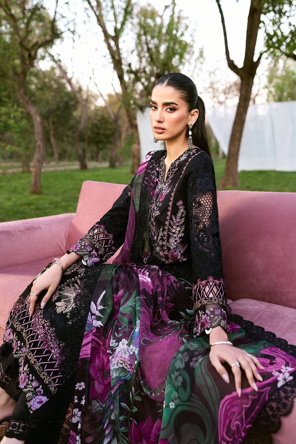 Ramsha | Riwayat Lawn Collection | Y-1302 by Maria Faisal - Registered Vendor of : Ramsha - type : Ladies Clothes - 100% original wedding dresses