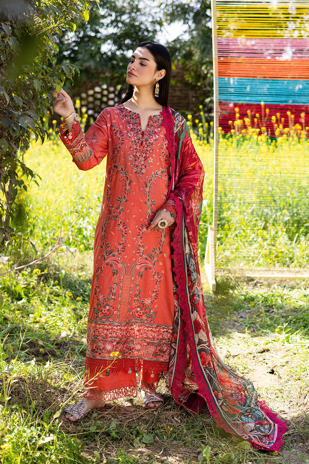 Ramsha | Riwayat Lawn Collection | Y-1205 - Ladies Clothes - Maria Faisal