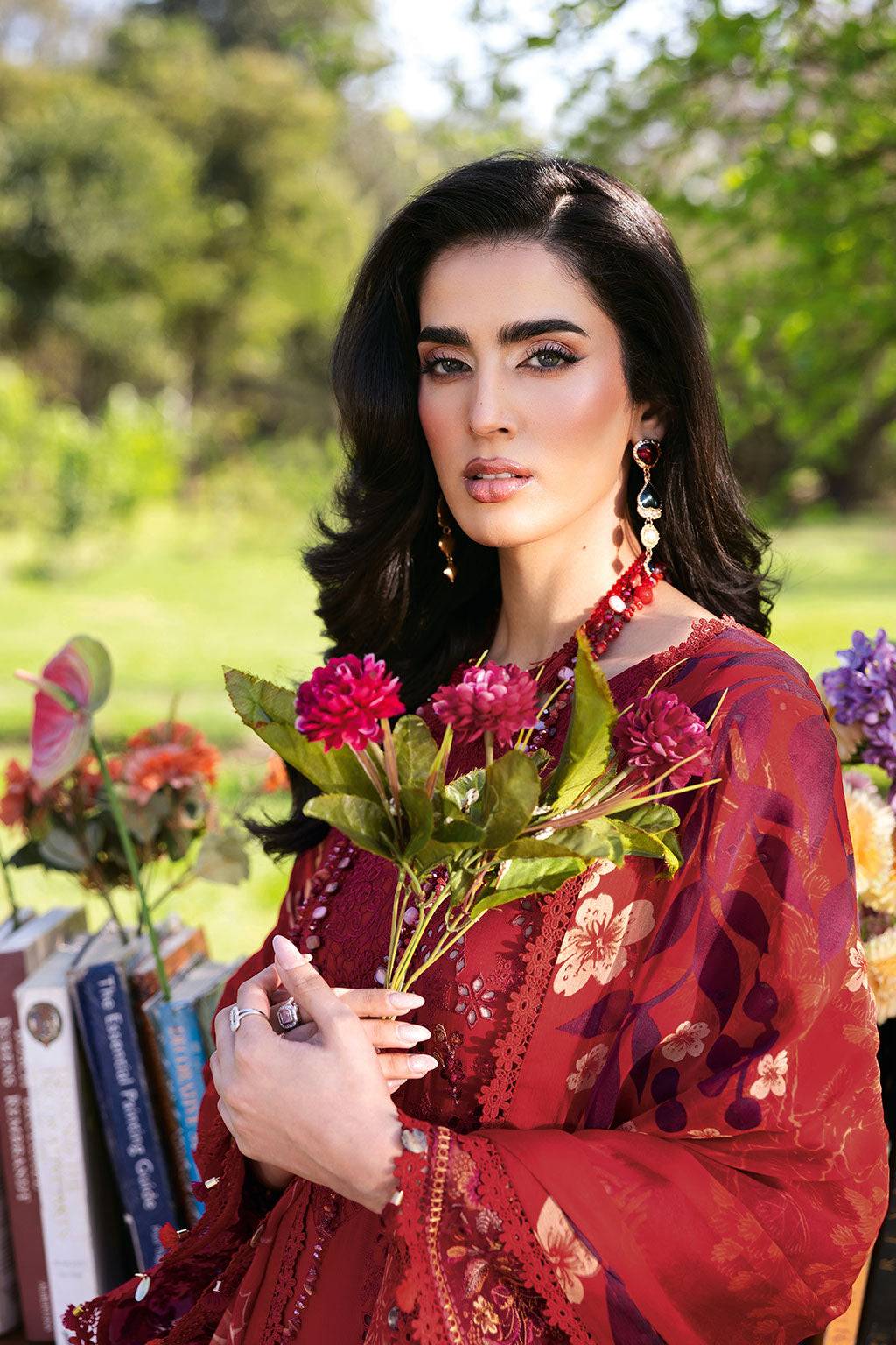 Ramsha | Riwayat Lawn Collection | Y-1309 by Maria Faisal - Registered Vendor of : Ramsha - type : Ladies Clothes - 100% original wedding dresses
