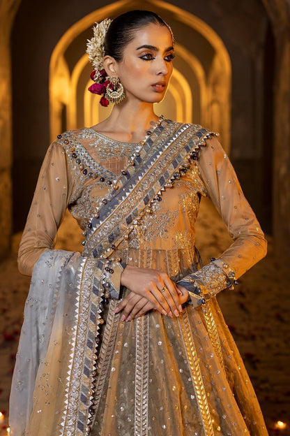 Raeesa Premium | Saf e Awwal Wedding Formals | D-8 - Designer Dress with Intricate embroidery and embellishments. Shop elegent wedding dress at Maria Faisal.