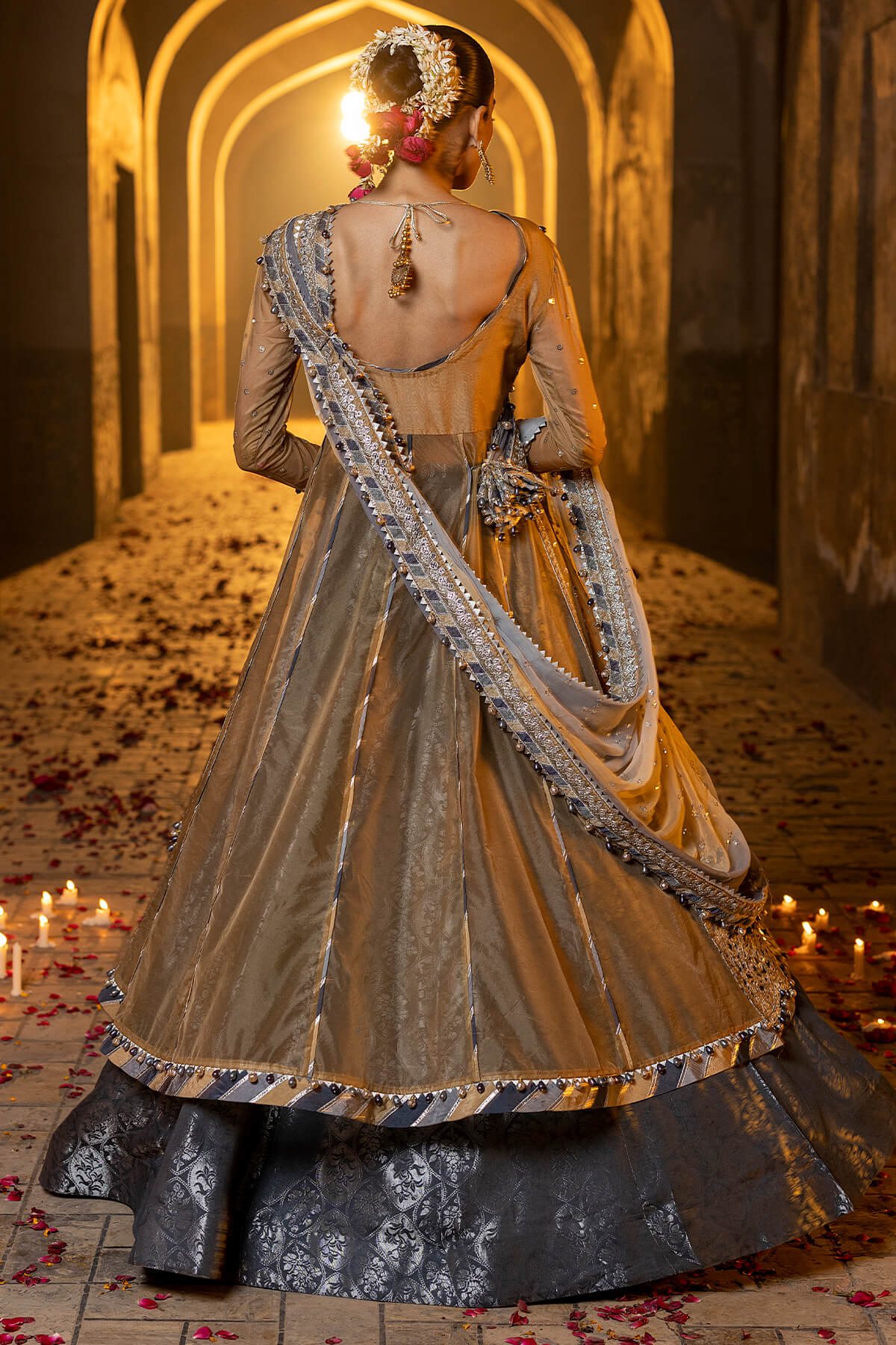 Raeesa Premium | Saf e Awwal Wedding Formals | D-8 - Designer Dress with Intricate embroidery and embellishments. Shop elegent wedding dress at Maria Faisal.