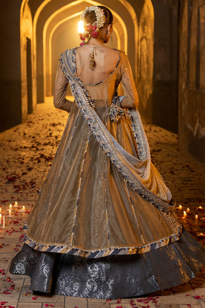 Raeesa Premium | Saf e Awwal Wedding Formals | D-8 - Designer Dress with Intricate embroidery and embellishments. Shop elegent wedding dress at Maria Faisal.