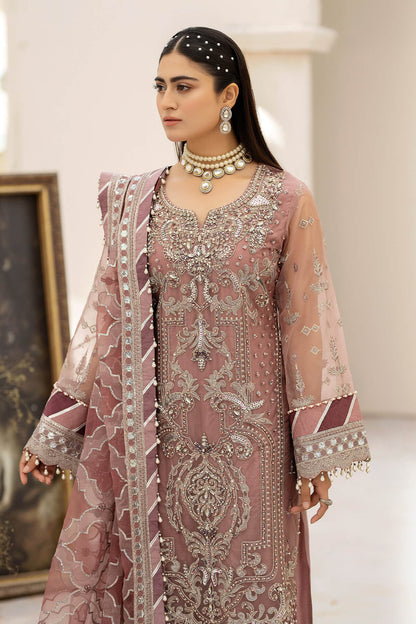 Raeesa Premium | Dehleez Formals | DL-1012 Persian Jewel - Designer Dress with Intricate embroidery and embellishments. Shop elegent wedding dress at Maria Faisal.