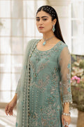 Raeesa Premium | Dehleez Formals | DL-1013 Caribbean Coast - Designer Dress with Intricate embroidery and embellishments. Shop elegent wedding dress at Maria Faisal.