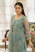Raeesa Premium | Dehleez Formals | DL-1013 Caribbean Coast - Designer Dress with Intricate embroidery and embellishments. Shop elegent wedding dress at Maria Faisal.