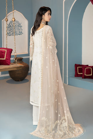 Raeesa Premium | LUXURY COLLECTION 23 | HU-2005 - Designer Dress with Intricate embroidery and embellishments. Shop elegent wedding dress at Maria Faisal.