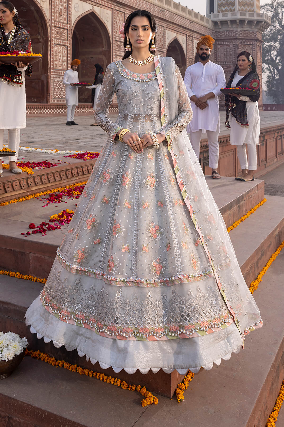 Raeesa Premium | Saf e Awwal Wedding Formals | D-2 - Designer Dress with Intricate embroidery and embellishments. Shop elegent wedding dress at Maria Faisal.