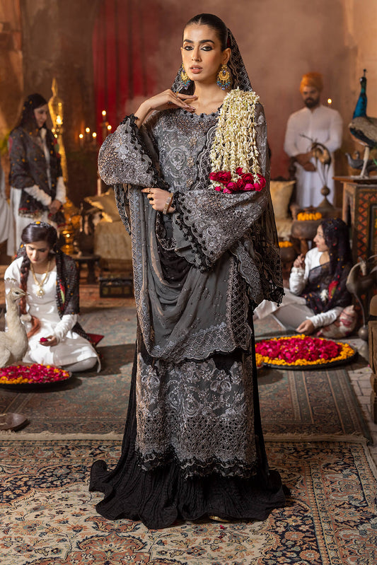 Raeesa Premium | Saf e Awwal Wedding Formals | D-4 - Designer Dress with Intricate embroidery and embellishments. Shop elegent wedding dress at Maria Faisal.