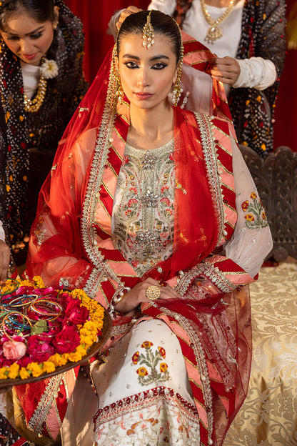 Raeesa Premium | Saf e Awwal Wedding Formals | D-6 - Designer Dress with Intricate embroidery and embellishments. Shop elegent wedding dress at Maria Faisal.