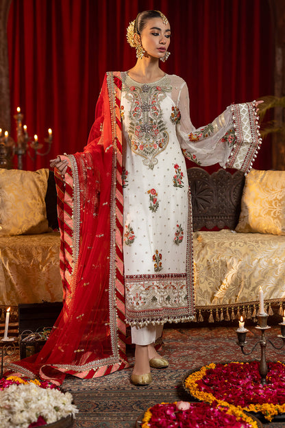 Raeesa Premium | Saf e Awwal Wedding Formals | D-6 - Designer Dress with Intricate embroidery and embellishments. Shop elegent wedding dress at Maria Faisal.