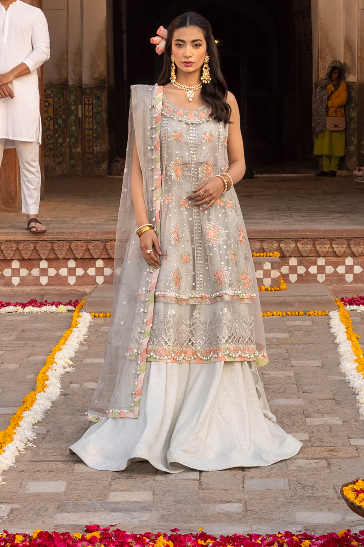 Raeesa Premium | Saf e Awwal Wedding Formals | D-2 - Designer Dress with Intricate embroidery and embellishments. Shop elegent wedding dress at Maria Faisal.