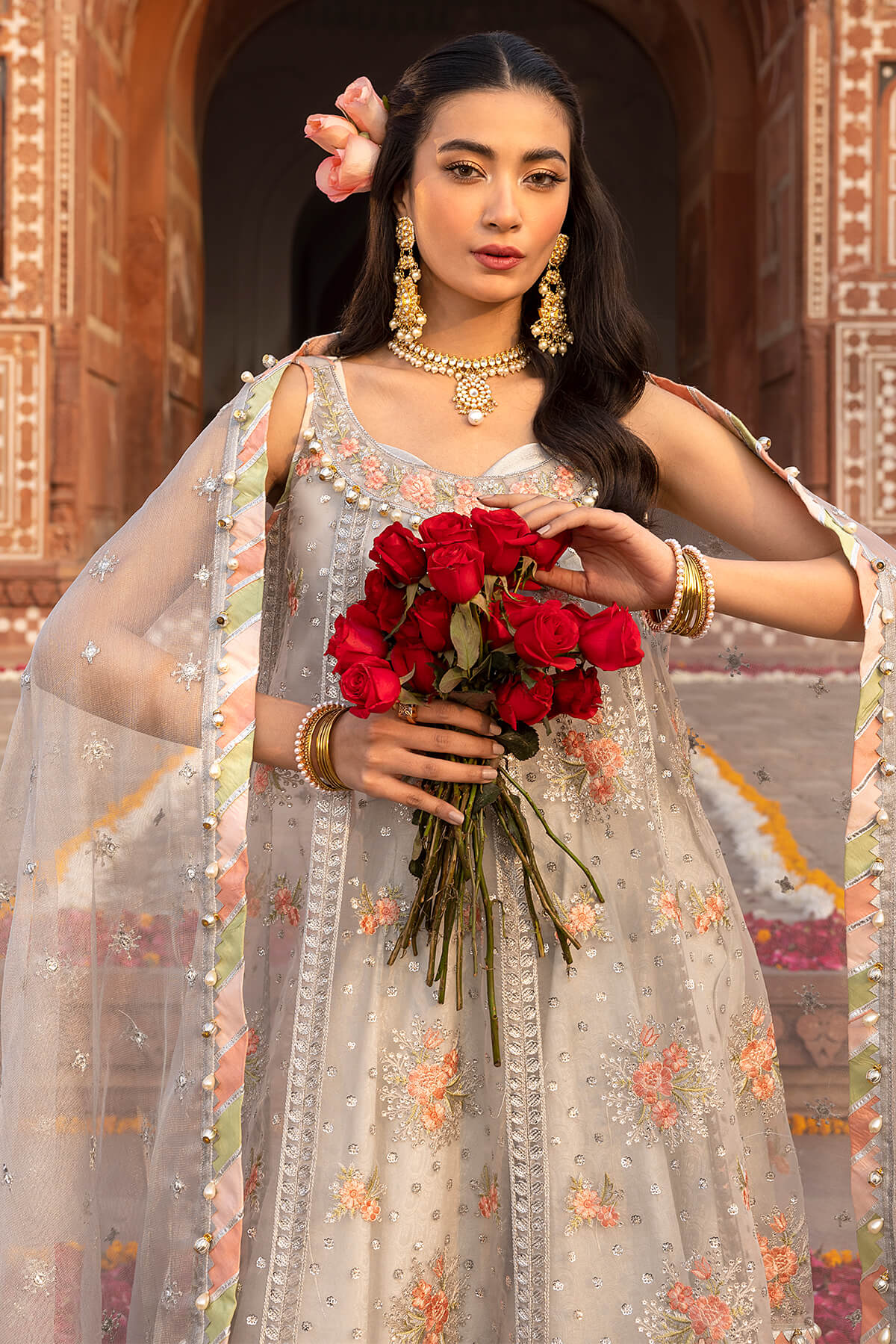 Raeesa Premium | Saf e Awwal Wedding Formals | D-2 - Designer Dress with Intricate embroidery and embellishments. Shop elegent wedding dress at Maria Faisal.