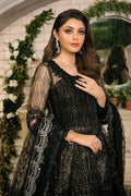Raeesa Premium | Wajadan Wedding Formals | WD-3 Metal Black - Designer Dress with Intricate embroidery and embellishments. Shop elegent wedding dress at Maria Faisal.