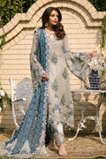 Raeesa Premium | Wajadan Wedding Formals | WD-5 Silver Grey - Designer Dress with Intricate embroidery and embellishments. Shop elegent wedding dress at Maria Faisal.